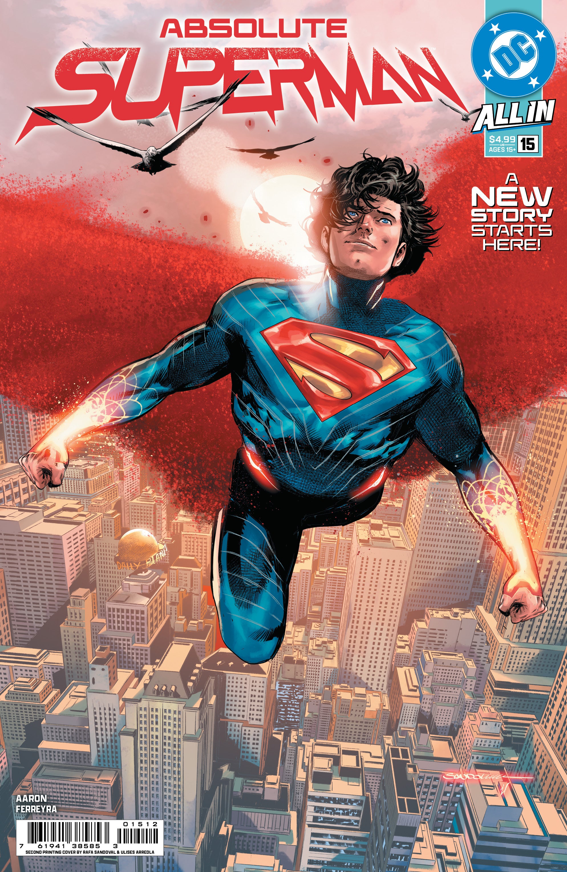 ABSOLUTE SUPERMAN #15 Second Printing