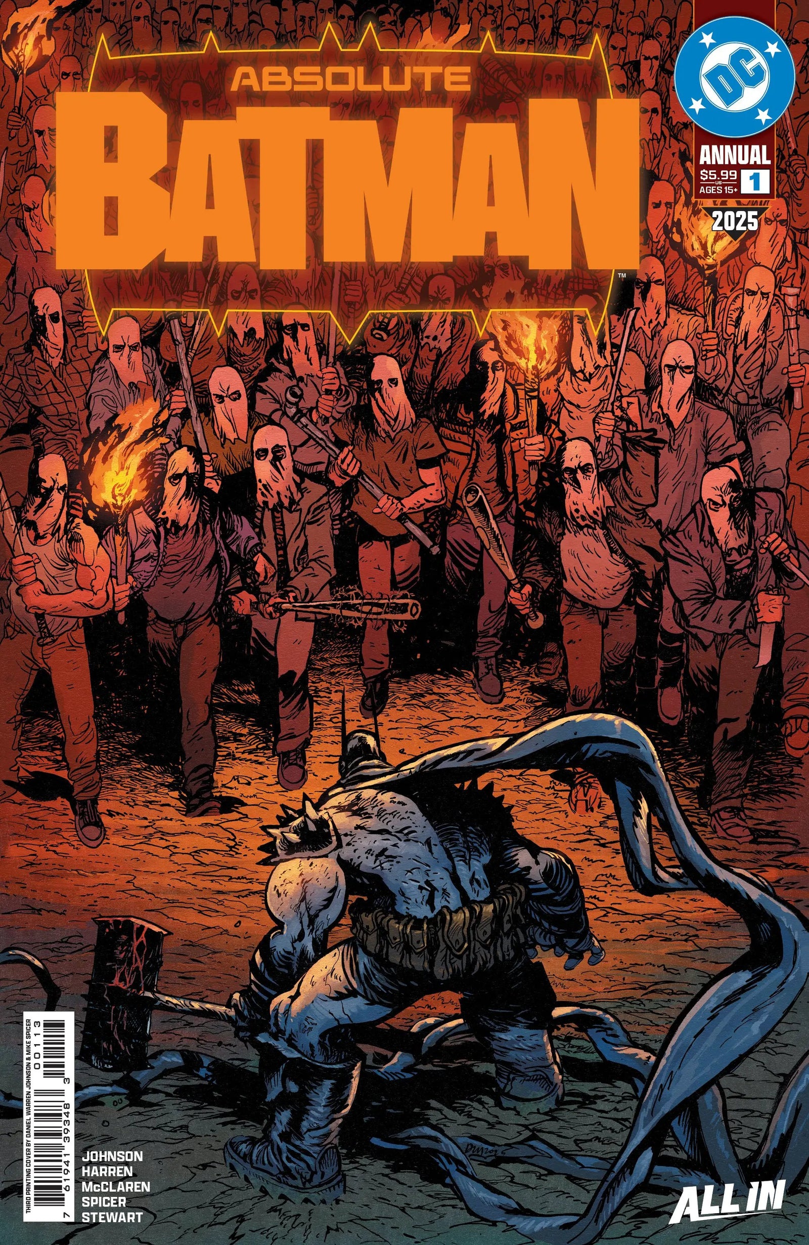 ABSOLUTE BATMAN 2025 ANNUAL #1 (ONE SHOT) Third Printing by Lunar Distribution
