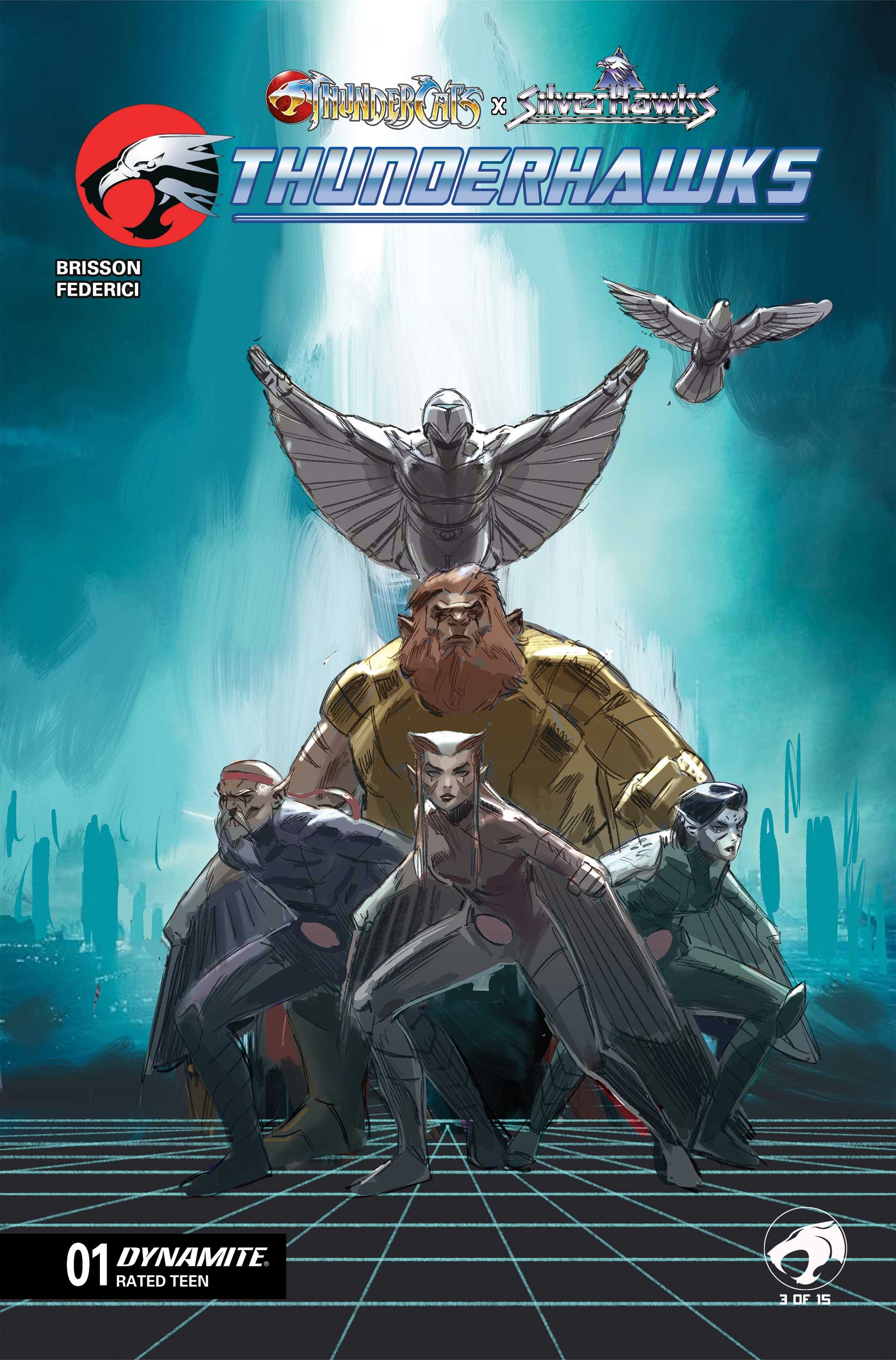 THUNDERCATS X SILVERHAWKS THUNDERHAWKS #1