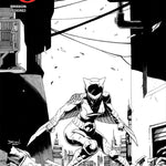 THUNDERCATS X SILVERHAWKS THUNDERHAWKS #1 CVR I INC 1:10 DECLAN SHALVEY LINE ART VAR