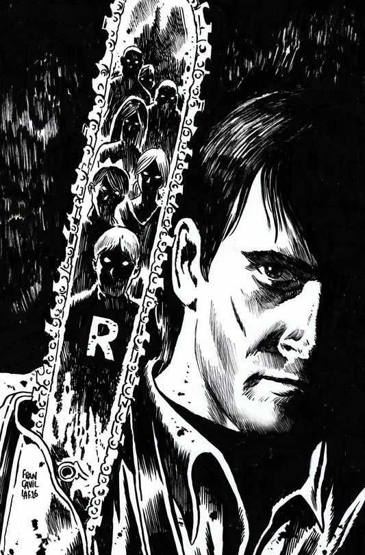 ARCHIE X ARMY OF DARKNESS #3 CVR O INC 1:7 FRANCESCO FRANCAVILLA LINE ART VIRGIN VAR