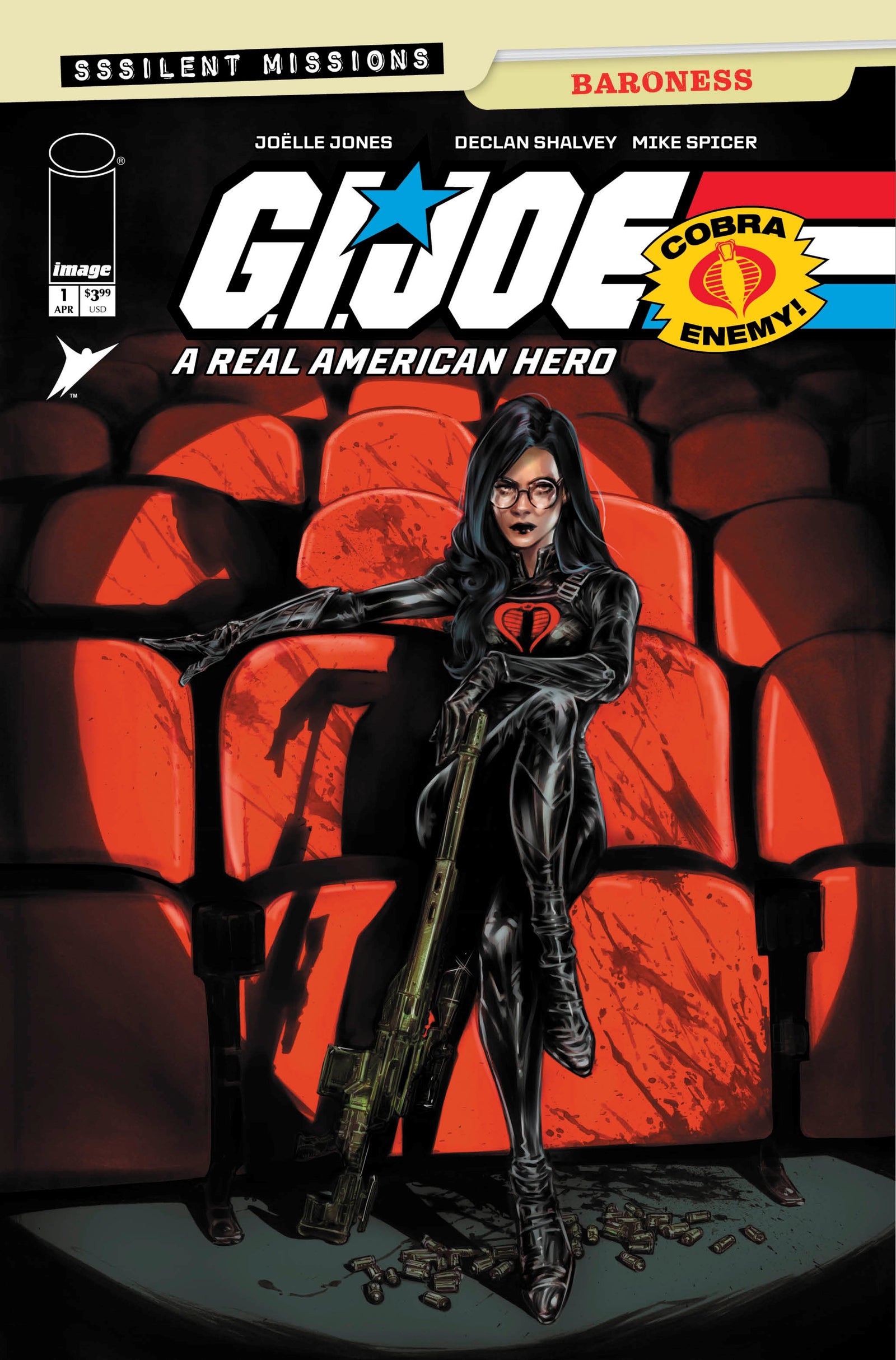 GI JOE A REAL AMERICAN HERO SSSILENT MISSIONS BARONESS #1 (ONE SHOT)