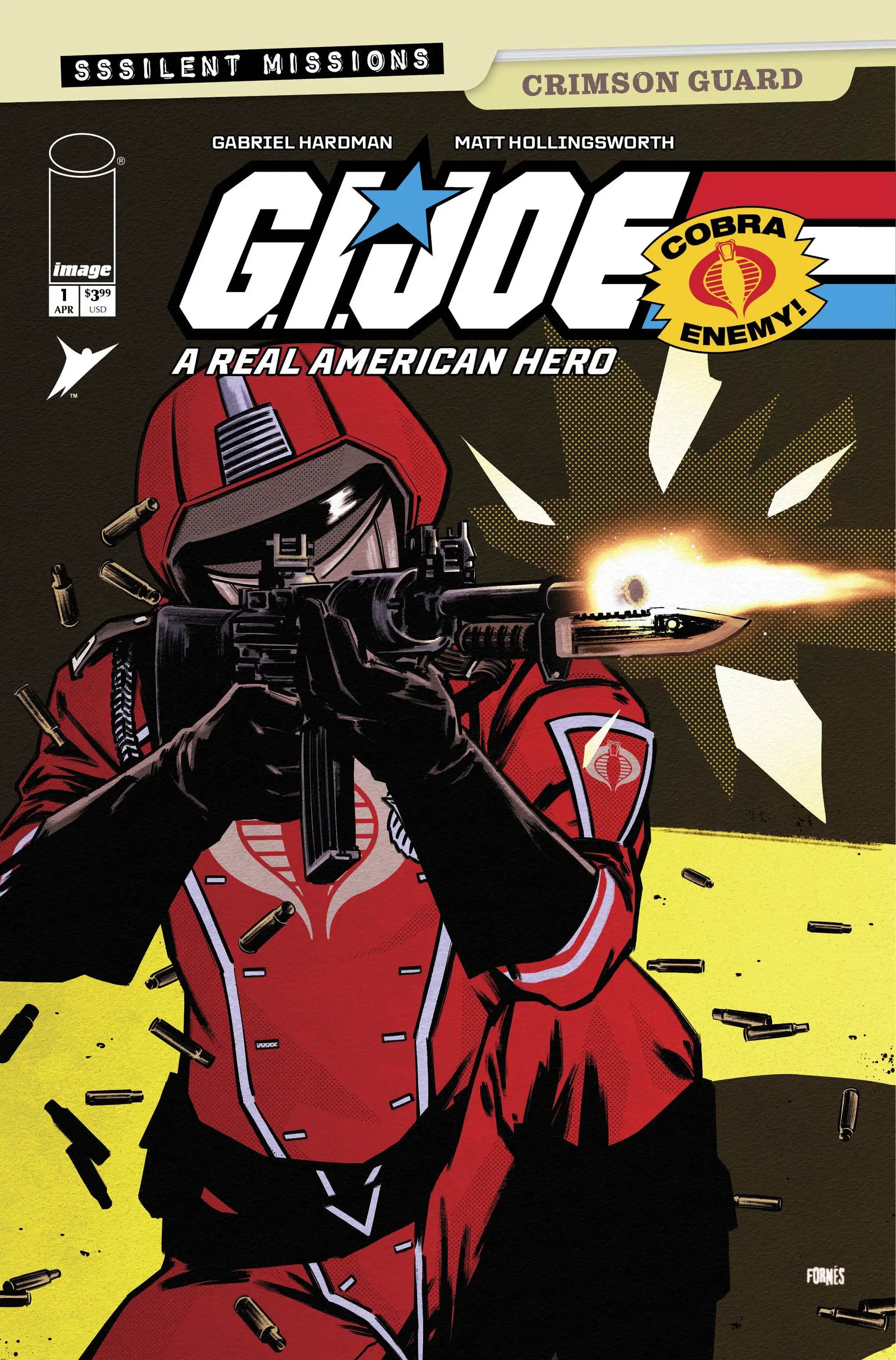 GI JOE A REAL AMERICAN HERO SSSILENT MISSIONS CRIMSON GUARD #1 (ONE SHOT) by Lunar Distribution