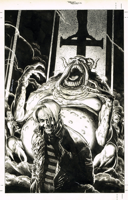 KILROY IS HERE (ONE SHOT) CVR C INC 1:10 BRIAN BOLLAND B&W VAR