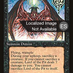 Lord of the Pit (4BB-028) - Fourth Edition Foreign Black Border