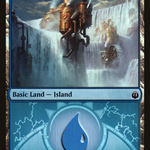 Island (LARP-A03) - GRN Ravnica Weekend Foil