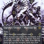 Karumonix, the Rat King (ONE-439) - Phyrexia: All Will Be One: (Showcase) (Borderless) Foil