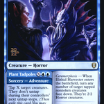Illithid Harvester // Plant Tadpoles (PRE-076) - Battle for Baldur's Gate Promos Foil