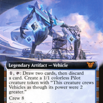 Shorikai, Genesis Engine (NEC-076) - Neon Dynasty Commander: (Extended Art)