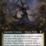 Leinore, Autumn Sovereign (MIC-039) - Midnight Hunt Commander: (Extended Art)