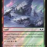 Rugged Highlands (40K-292★) - Warhammer 40,000 Commander Foil