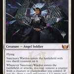 Sanctuary Warden (PPSNC-30P) - Streets of New Capenna Promos