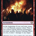 Stensia Uprising (PRE-178S) - Innistrad: Crimson Vow Promos Foil