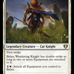 Balan, Wandering Knight (CMM-016) - Commander Masters