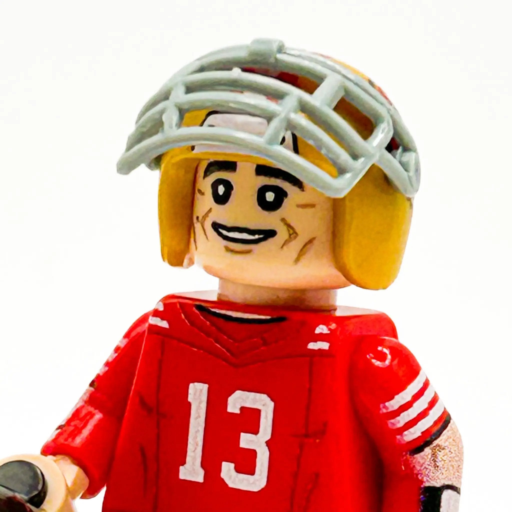 #13 QB San Francisco Football Player Minifig by B3 Customs