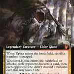 Kroxa, Titan of Death's Hunger (THB-340) - Theros Beyond Death: (Extended Art)