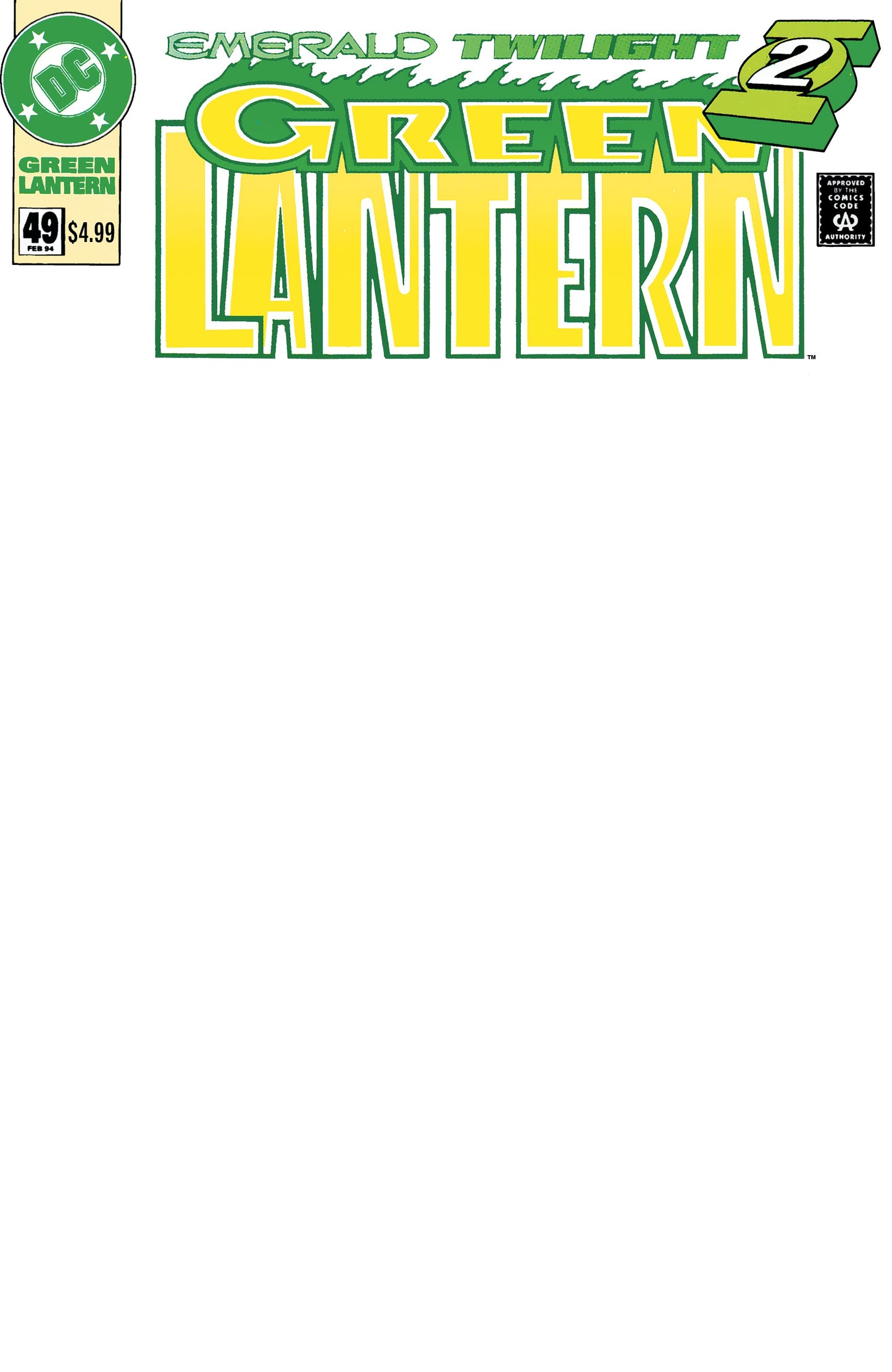 GREEN LANTERN #49 FACSIMILE EDITION