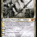 Dakkon, Shadow Slayer (MH2-363) - Modern Horizons 2: (Showcase)