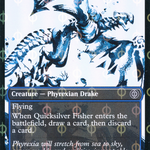Quicksilver Fisher (ONE-430) - Phyrexia: All Will Be One: (Showcase) Foil