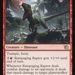 Rampaging Raptor (PPMOM-160P) - March of the Machine Promos