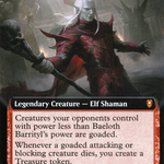 Baeloth Barrityl, Entertainer (CLB-627) - Commander Legends: Battle for Baldur's Gate: (Extended Art)