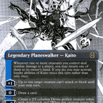 Kaito, Dancing Shadow (ONE-340) - Phyrexia: All Will Be One: (Showcase) (Borderless)