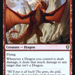 Wrathful Red Dragon (PRE-207S) - Battle for Baldur's Gate Promos Foil