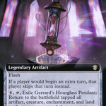 Gerrard's Hourglass Pendant (DMC-093) - Dominaria United Commander: (Extended Art)