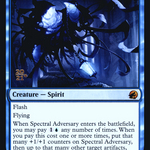Spectral Adversary (PRE-77S) - Innistrad: Midnight Hunt Promos Foil