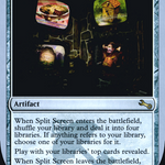 Split Screen (LIST-060) - The List (Unfinity Foil Edition) Foil