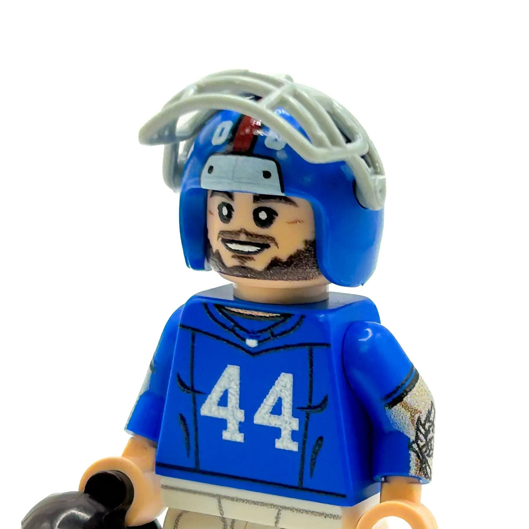 #44 RB NY Football Player Minifig by B3 Customs