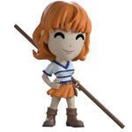 Youtooz One Piece Nami collectible figure with detailed design and vibrant colors, showcasing her iconic outfit and accessories.