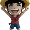 Youtooz One Piece Luffy collectible figure with detailed costume and expressive face, perfect for fans and collectors.
