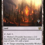 Mishra's Foundry (PPBRO-265P) - The Brothers' War Promos