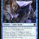 Yuan-Ti Malison (AFR&-86A) - Adventures in the Forgotten Realms Promos Foil