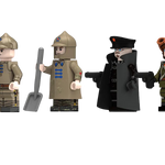 WWII - Russian Mixed Troops - 4 Man Squad - Mil-Blox