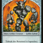 Tuktuk the Returned (CM2-015) - Commander Anthology Volume II Tokens