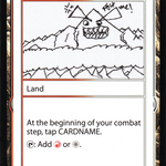 Aggressive Crag (CMB1-) - Mystery Booster Playtest Cards 2019