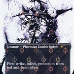 Phyrexian Crusader (SLD-1214) - Secret Lair Drop (Borderless) Foil