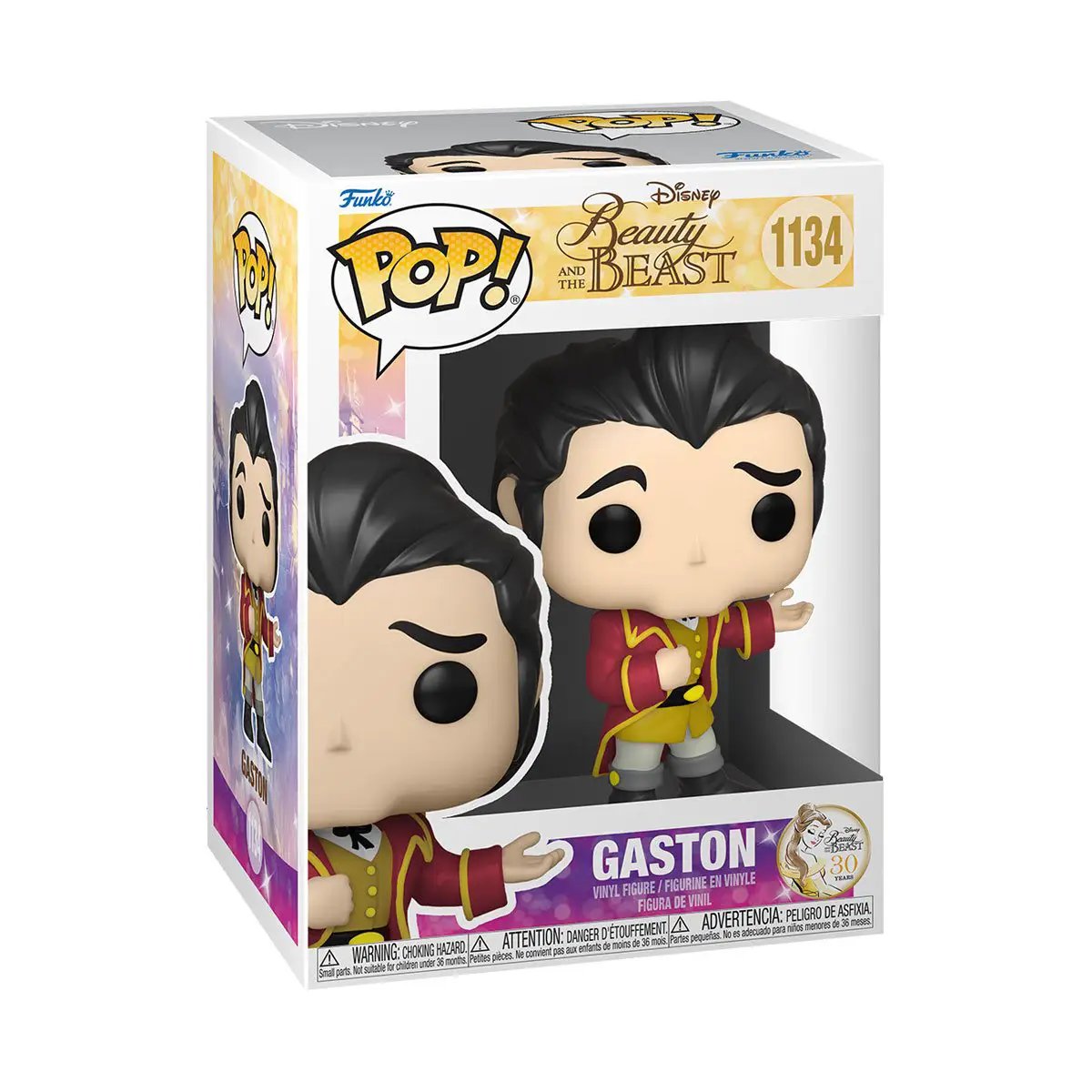 Pop! Disney Beauty & the Beast Formal Gaston figure by THE MIGHTY HOBBY SHOP, depicting Gaston in formal attire.