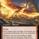 Sunstreak Phoenix (MID-359) - Innistrad: Midnight Hunt: (Extended Art)