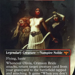 Olivia, Crimson Bride (VOW-343) - Innistrad: Crimson Vow / Sisters of the Undead (Borderless)