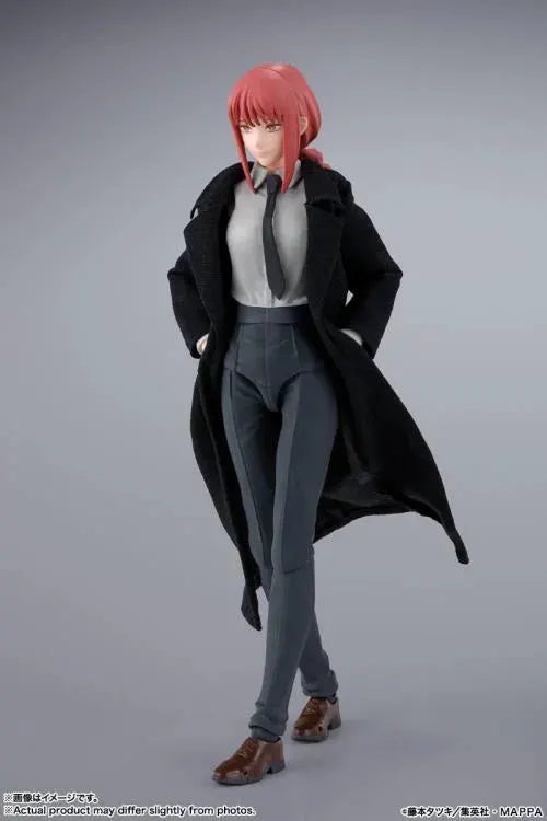 Chainsaw Man S.H. Figuarts Makima figure by THE MIGHTY HOBBY SHOP, detailed anime character collectible with intricate design.