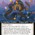 Ao, the Dawn Sky (NEO-433) - Kamigawa: Neon Dynasty: (Extended Art)