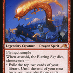 Atsushi, the Blazing Sky (PPNEO-134) - Kamigawa: Neon Dynasty Promos
