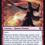 Keldon Flamesage (PRE-135) - Dominaria United Promos Foil