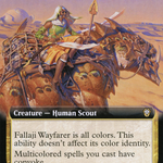 Fallaji Wayfarer (DMC-087) - Dominaria United Commander: (Extended Art)