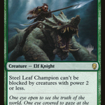 Steel Leaf Champion (PPM20-182P) - Dominaria Promos