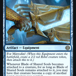 Blade of Shared Souls (PRE-042) - Phyrexia: All Will Be One Promos Foil