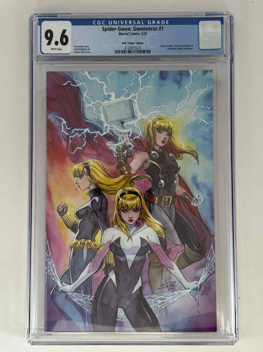 Spider-Gwen: Gwenverse #1 CGC 9.6 Blue Label Sabine Rich Exclusive Var